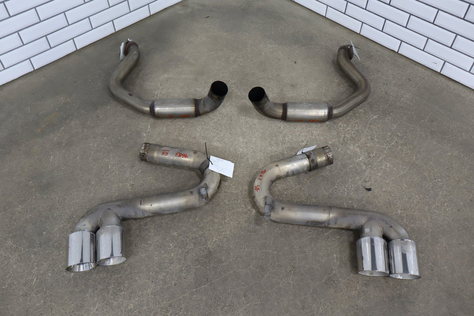 1997-2004 Chevrolet Corvette C5 Billy Boat Bullet Axle Back Exhaust System 4"Tip