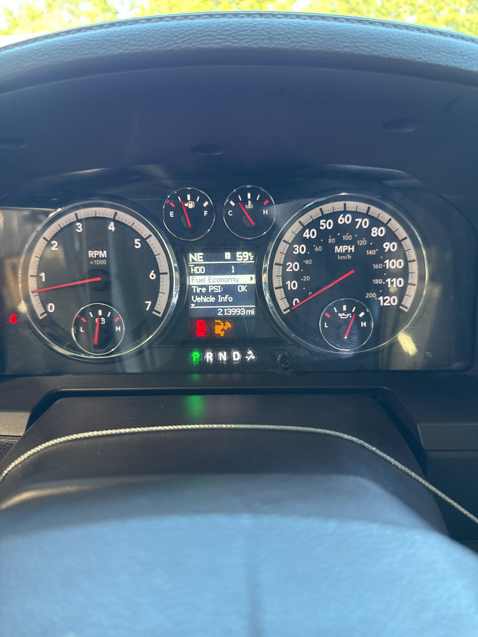 2011 Ram 1500 Laramie Speedometer Instrument Cluster 56046301AG 213993 Miles