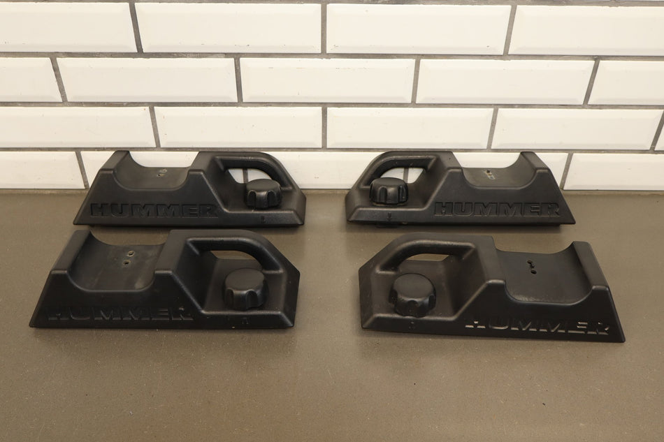 2003-2009 Hummer H2 Luggage Rack End Caps Set (4)