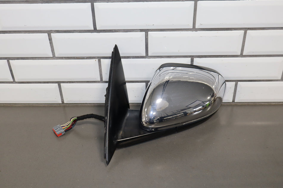 2010-2013 Jaguar XJ Left Door Mirror Rhodium Silver RDSL