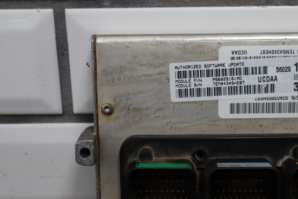 2004 Ram 1500 5.7LL Gasoline EZA Engine Computer 56029161AA