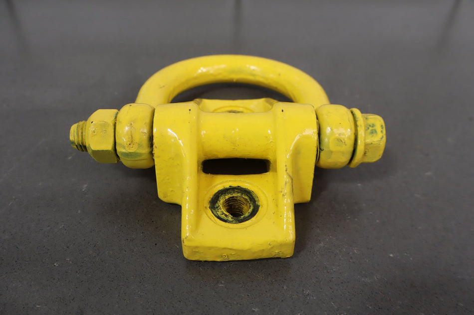 2003-2007 Hummer H2 - Pair - Rear Tow Hooks with Mounting Brackets OEM 1 Yellow