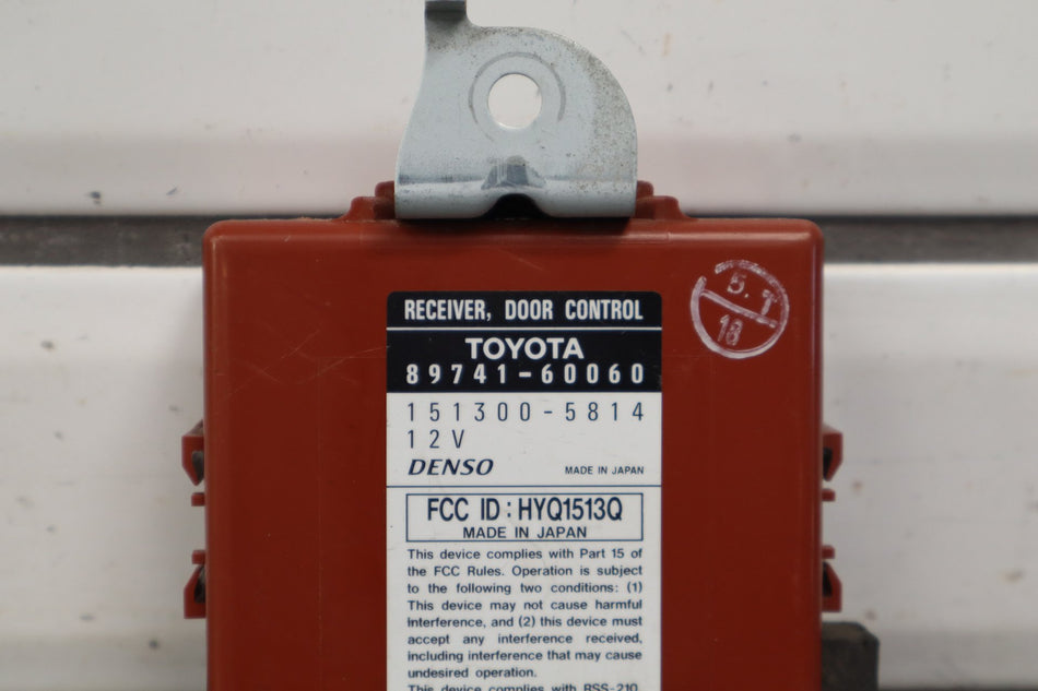 1998-2002 Lexus LX470 Chassis Computer 8973060011 OEM