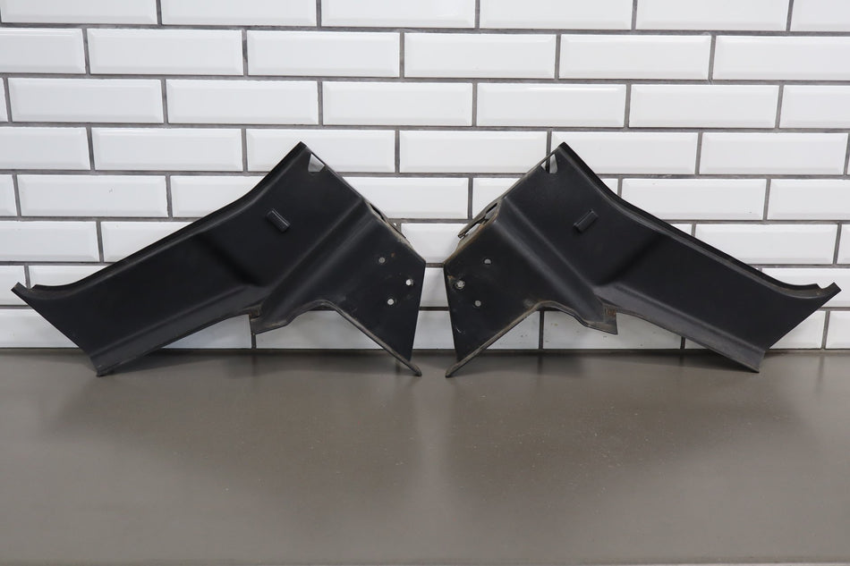 1999-2000 Mazda MX-5 Miata NB1- Pair- Interior B Pillar Trim Black
