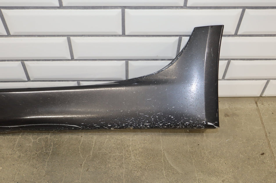 08-15 Mitsubishi Lancer Evolution X Evo 10 Left Side Skirt Rocker Molding Phantom Black Metallic