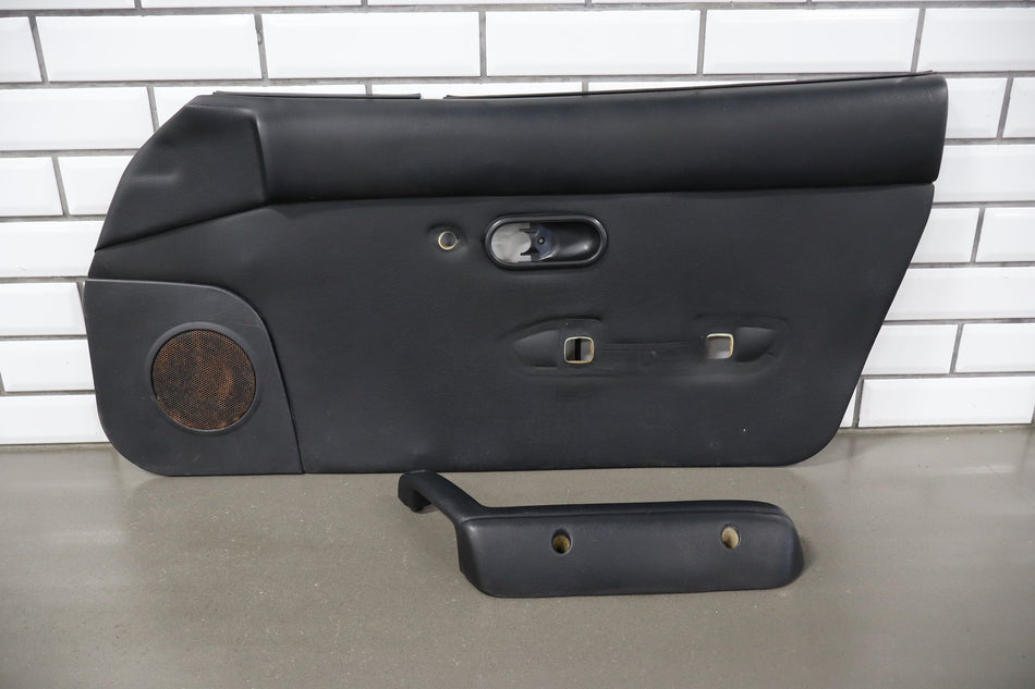 1990 Mazda MX-5 Miata Right Front Door Trim Panel Black