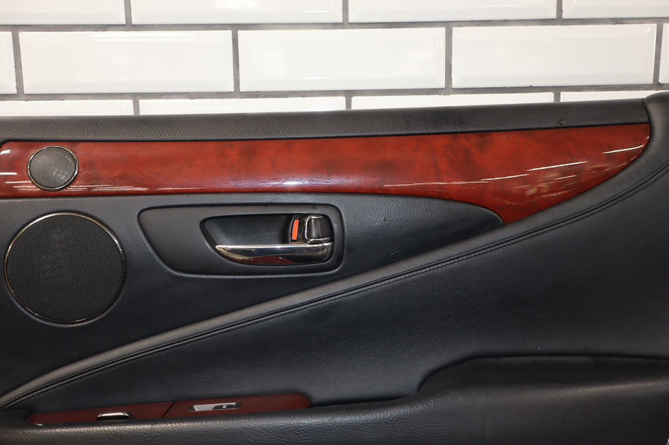 2012 Lexus LS460 Right Rear Door Panel Black 20