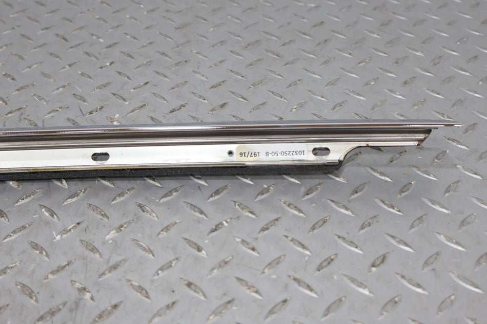 16-20 Tesla Model X Right Falcon Wing Chrome Molding