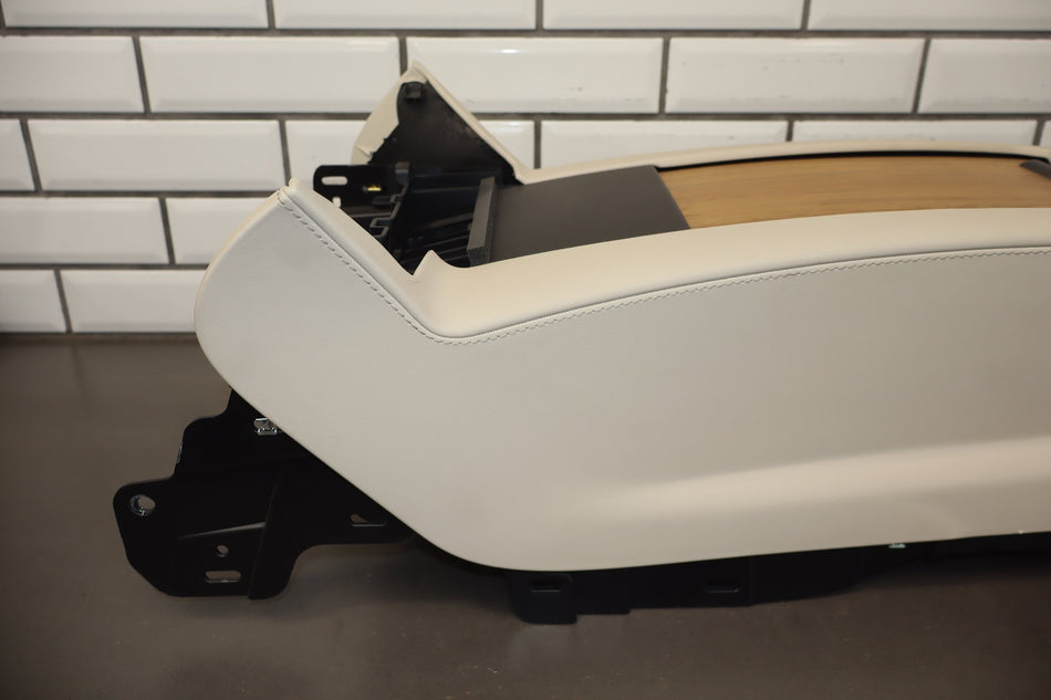 2016-2021 Tesla Model X OEM Center Console Assembly Cream
