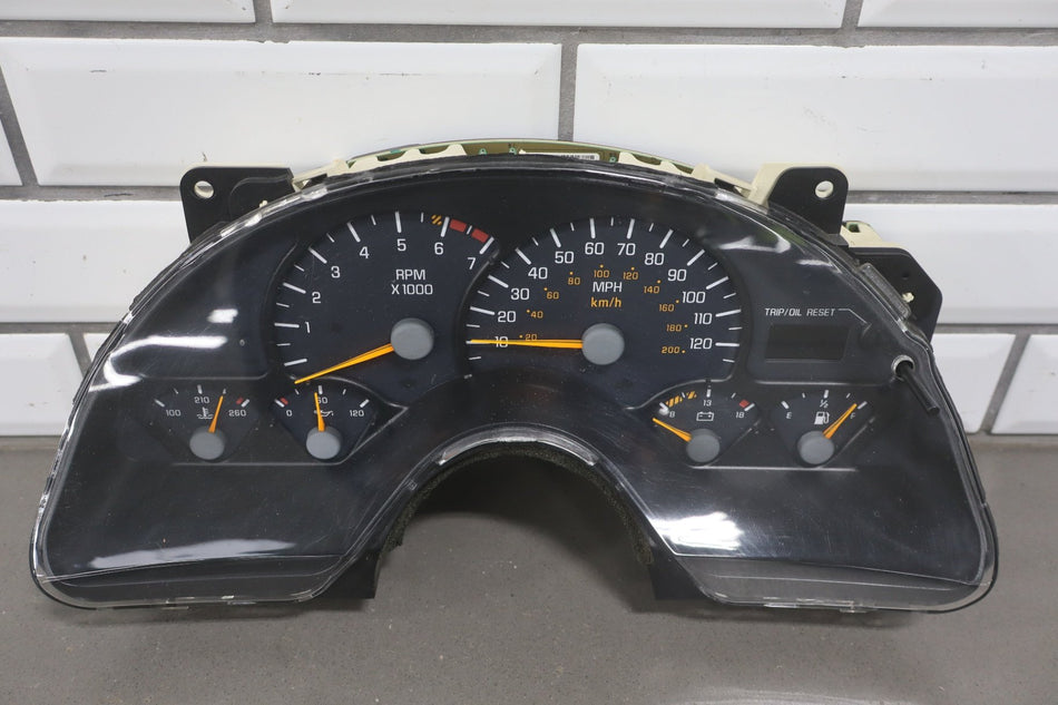 1999-2002 Pontiac Firebird- 120 MPH Instrument Cluster 09380652