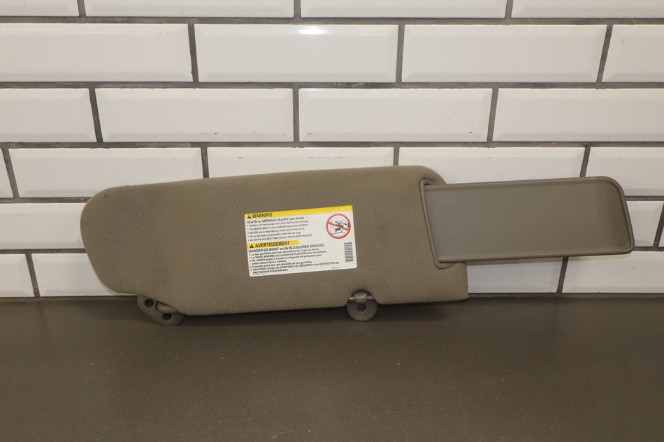 2002 Chevrolet Silverado Sun Visor Pair Left/Right Graphite 12
