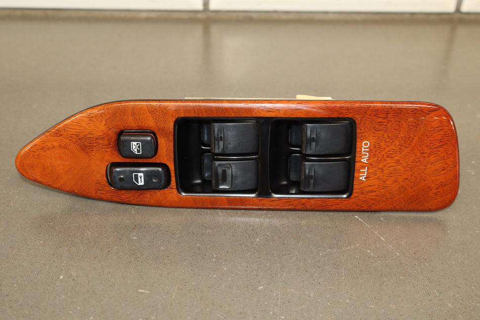 1998-2002 Lexus LX470 Wood Trimmed Window Switches Set x4