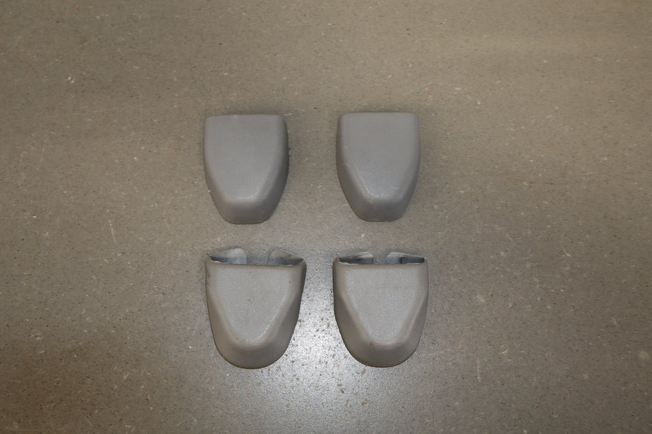 1998-2002 Lexus LX470 (J100) Seat Belt Anchor Bolt Cover Set (4) Gray (10) OEM
