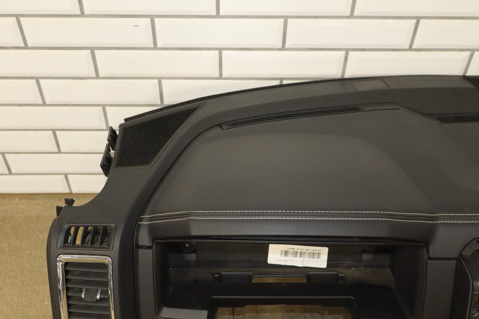 13-18 Ram 1500 Laramie Dash Panel Woodgrain Black X9