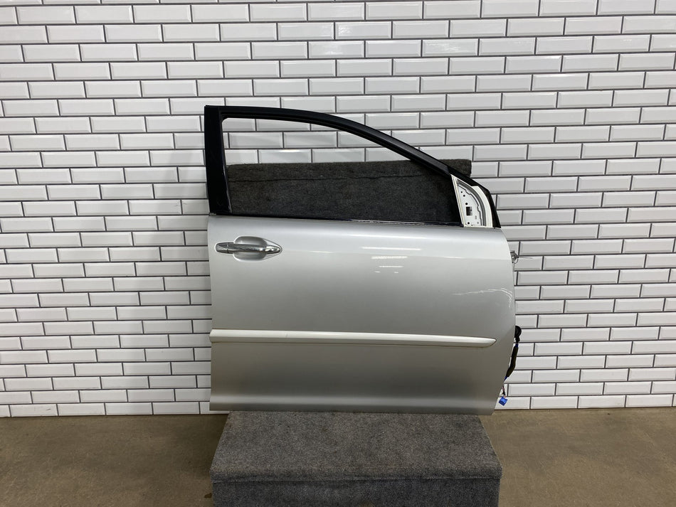 2004-2009 Lexus RX350 Right Passenger Front Door Millennium Silver Metallic 1C0
