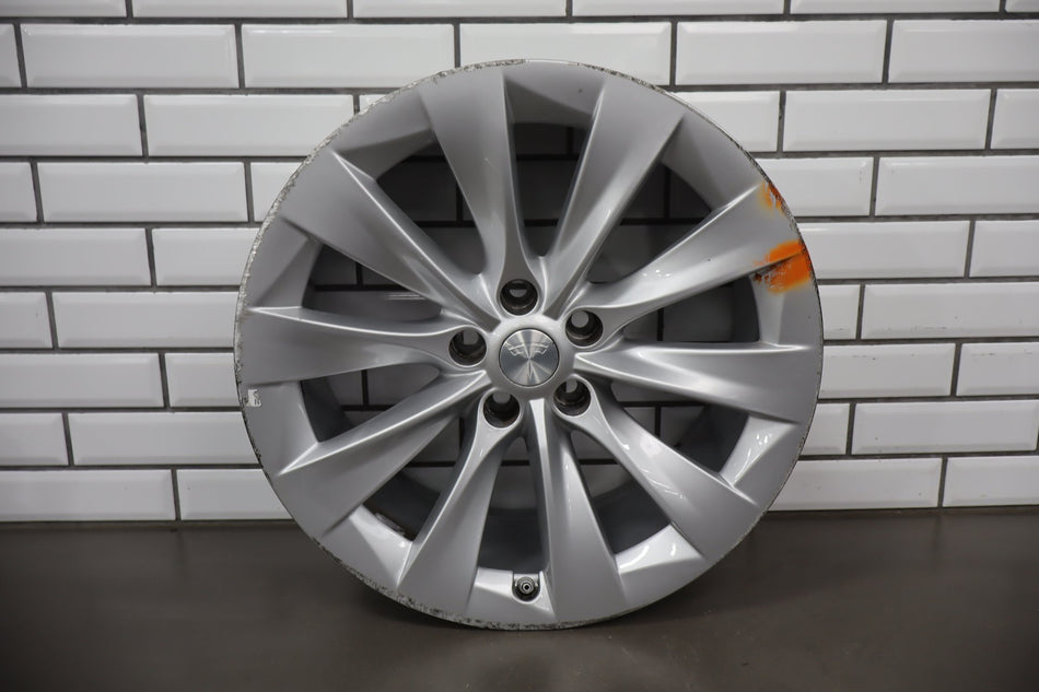 2016-2021 Tesla Model X 20x9 Front Slipstream Wheel/Rim OEM 1027244-00-B