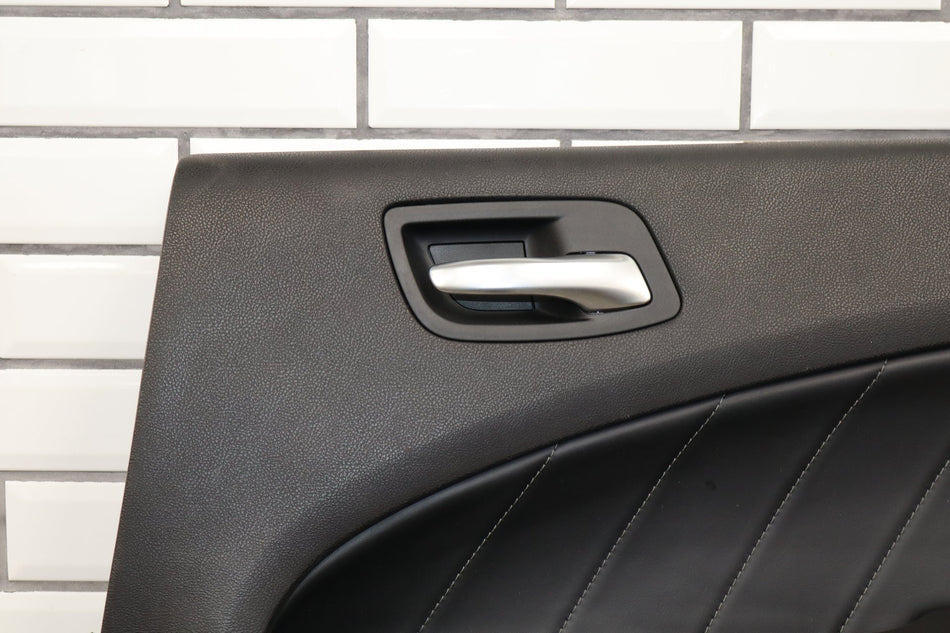15-23 Dodge Charger Scat Pack Right Rear Interior Trim Panel Black X9 Leather