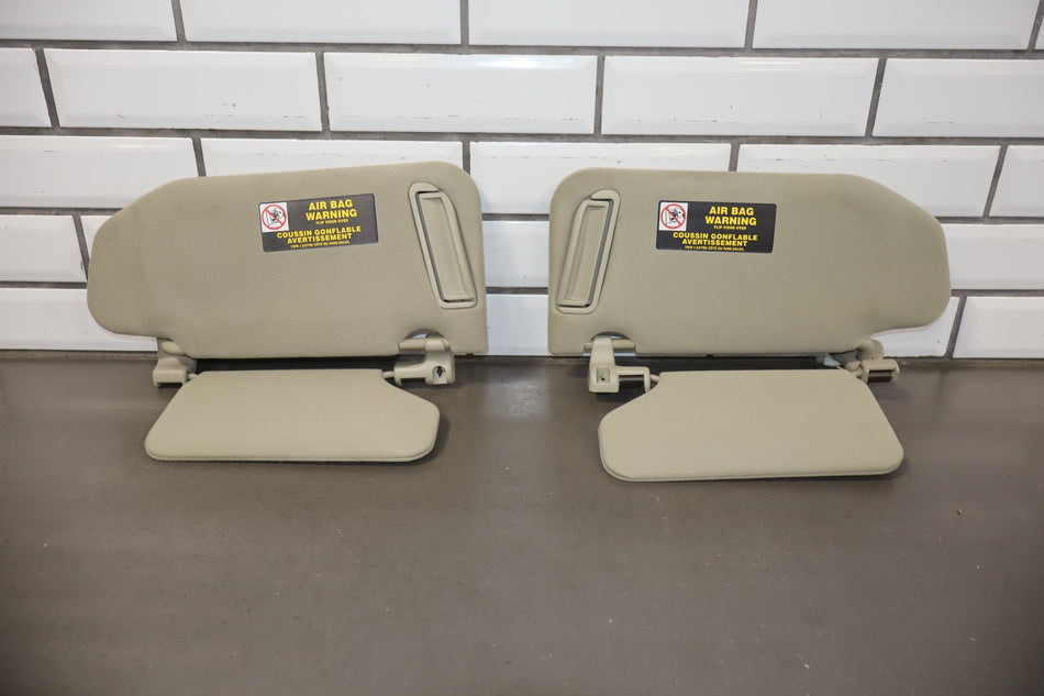 2004 Infiniti M45 Sport Sun Visor Pair Left/Right Graphite G