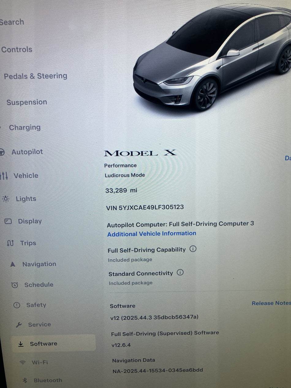 16-21 Tesla Model X Touchscreen Info Display (Tested)