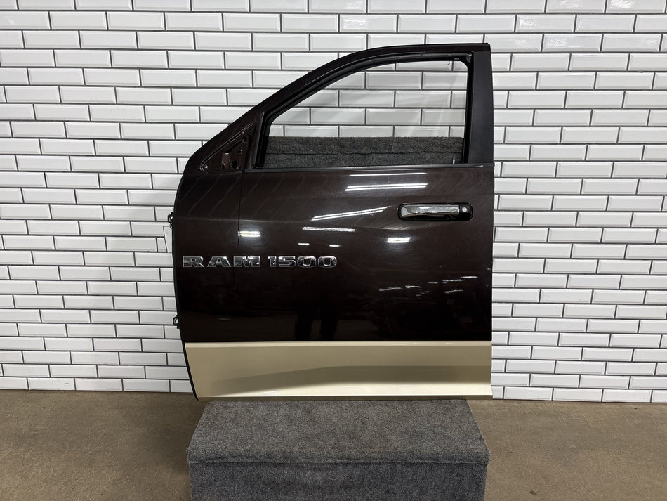 09-18 Ram 1500/2500/3500 Quad/Crew Cab Left Front Door Rugged Brown Pearlcoat