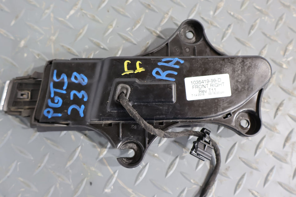 2016 Tesla X Right Front Door Handle Chrome OEM