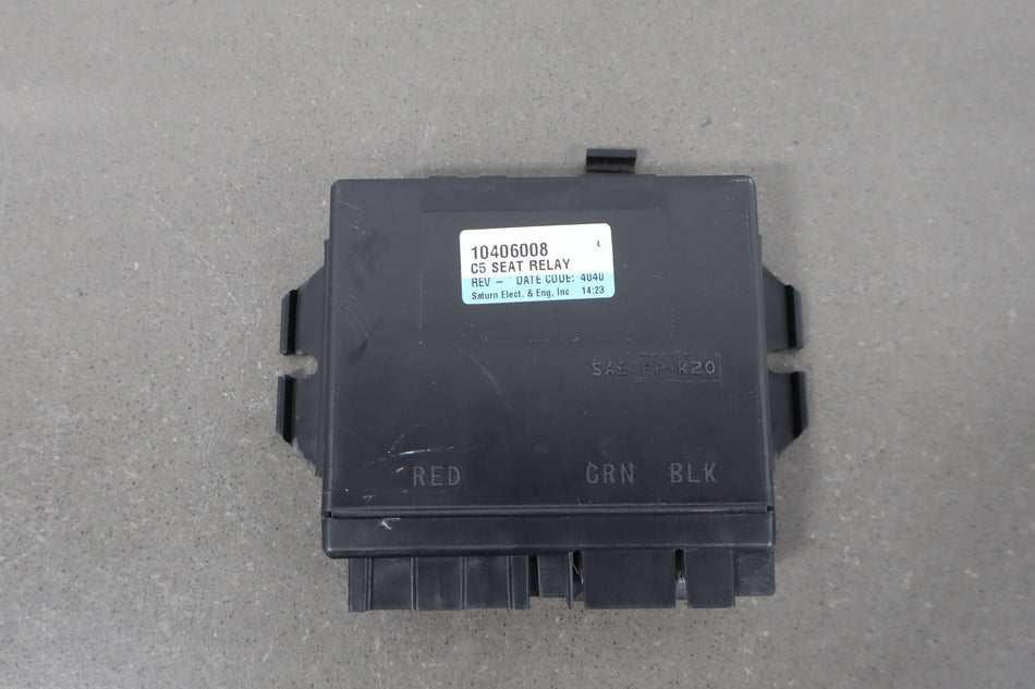 1997-2004 Chevrolet Corvette C5 Right Passenger Seat Memory Module 10406008