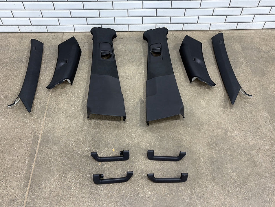 2011 Porsche Cayenne Pillar Trim Kit Black