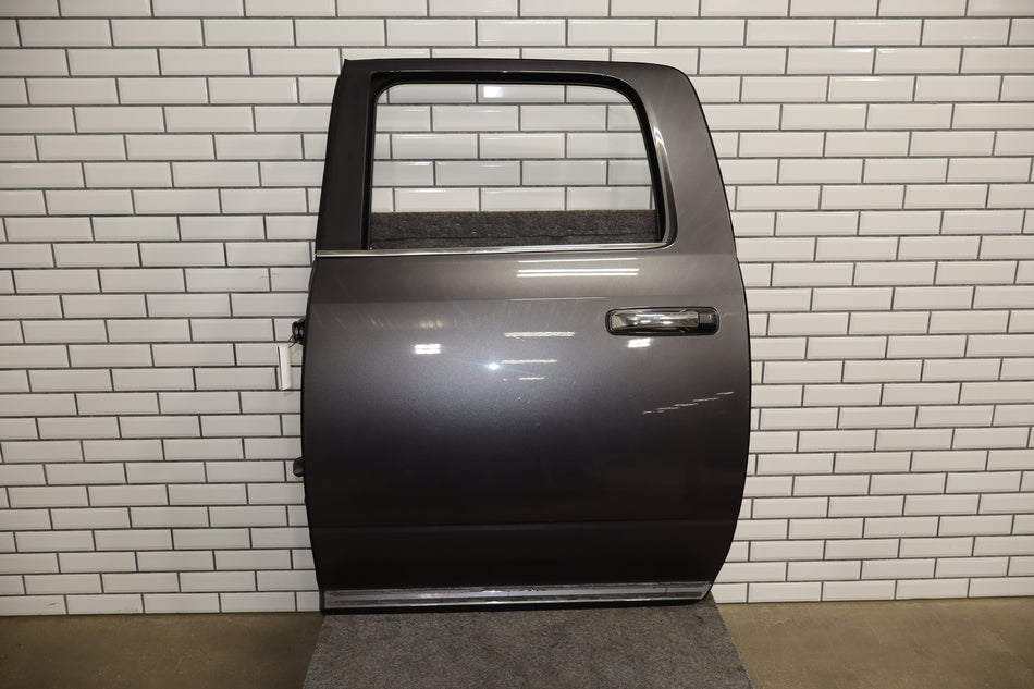 2009-2018 Ram 1500 Crew Left Rear Door Granite Crystal PAU