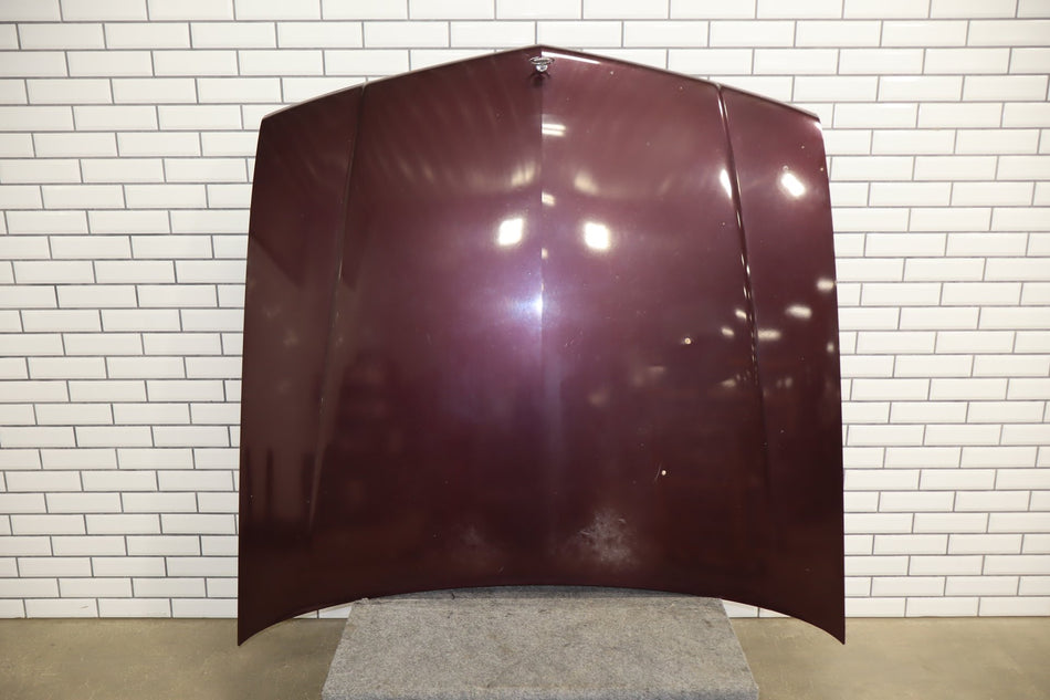 1993-1996 Cadillac Fleetwood Hood No Grille Dark Cherry 77