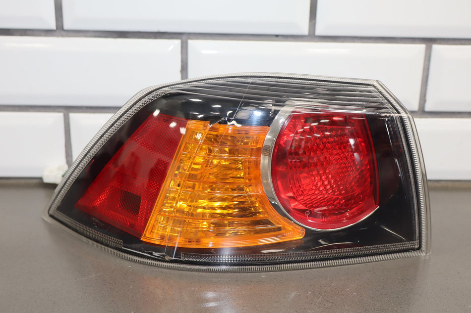 08-15 Mitsubishi EVO X Taillight Set OEM Complete 4pc Clean Lenses Tested Good