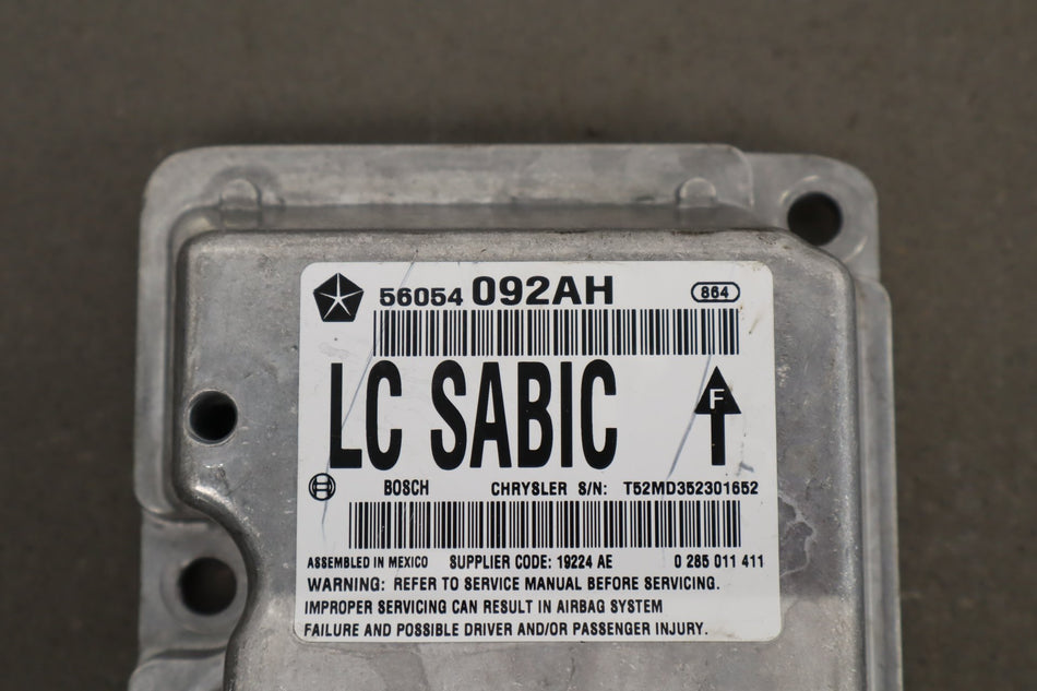 11-14 Dodge Challenger Airbag Control Module