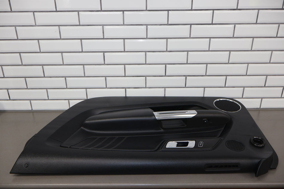 2016 Ford Mustang Right Front Door Trim Panel Black 41