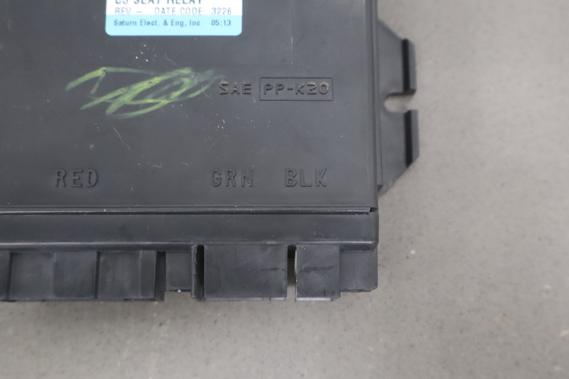 1997-2004 Chevrolet Corvette C5 Right Passenger Seat Memory Module