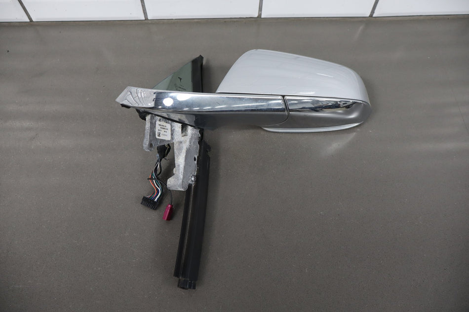2012-20 OEM Tesla Model S Left Driver Door Exterior Side Mirror Silver Metallic PMSS