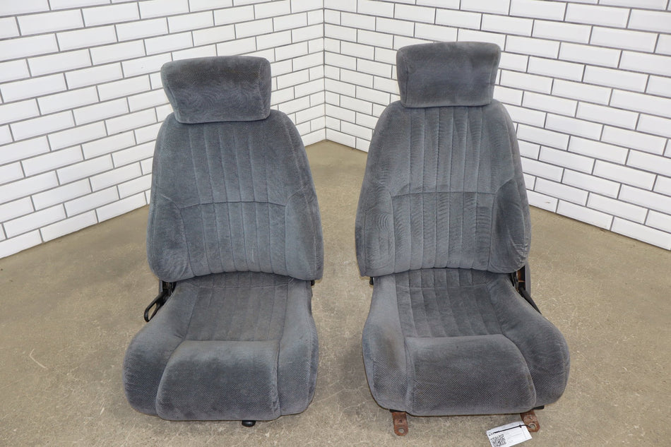 98-02 Pontiac Firebird Cloth Seats Set Gray 14B