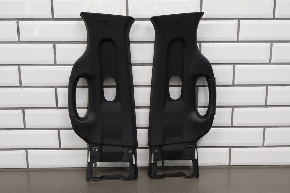 2013-2018 Ram 1500 Pair Interior B Pillar Trim Black