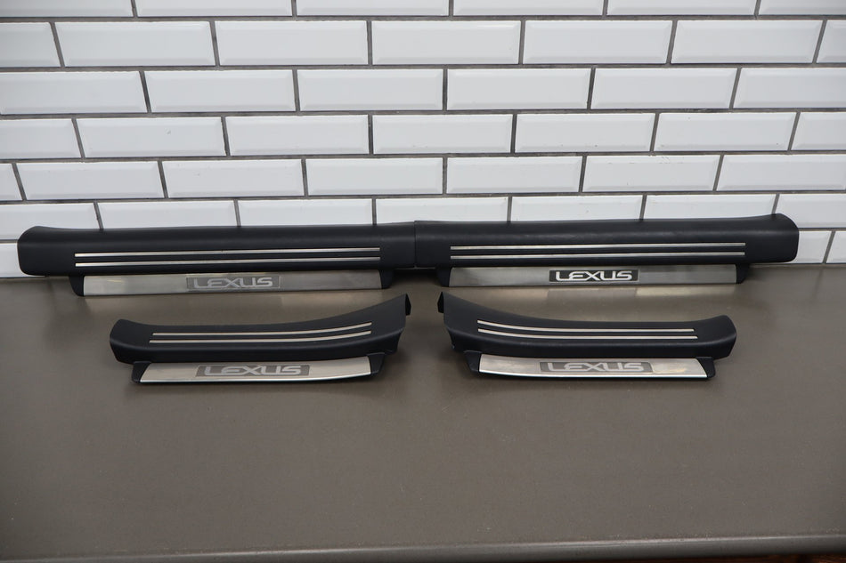 2007-2012 Lexus LS460 Sill Plate Set OEM Black