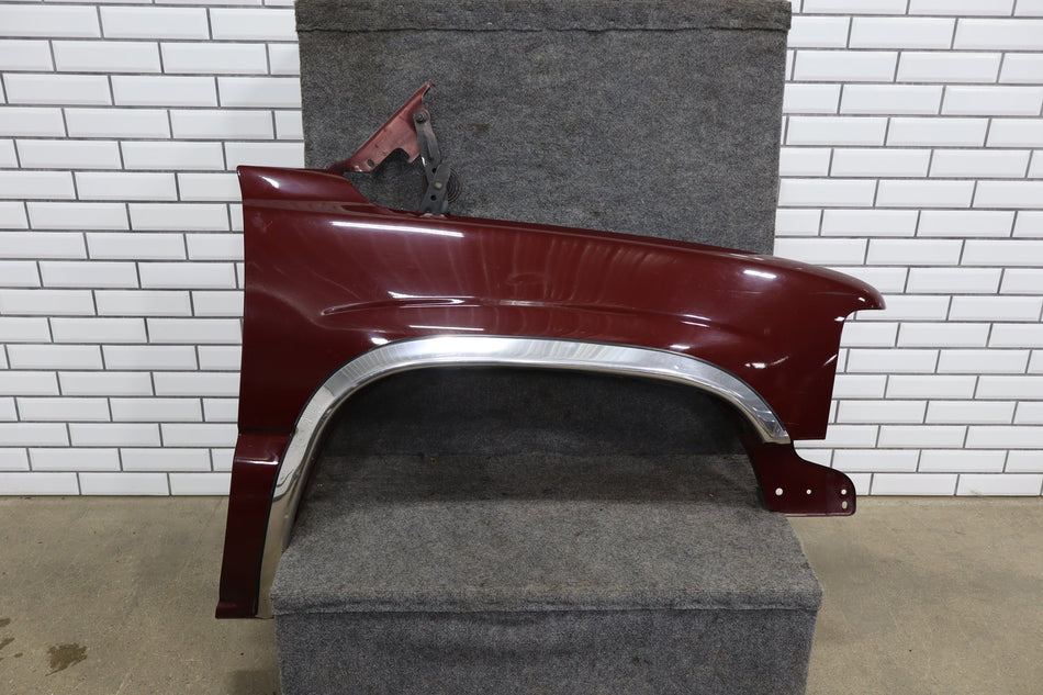 99-02 Chevrolet Silverado Right Fender Dark Carmine Red 51