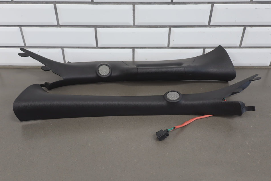 2010-2014 Ford F-150 Pair A Pillar Trim Black 7B