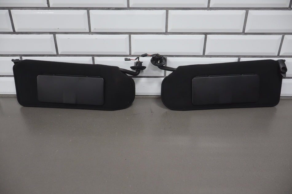 2003 Chevrolet Corvette Z06 Sun Visor Pair Left/Right Black 194
