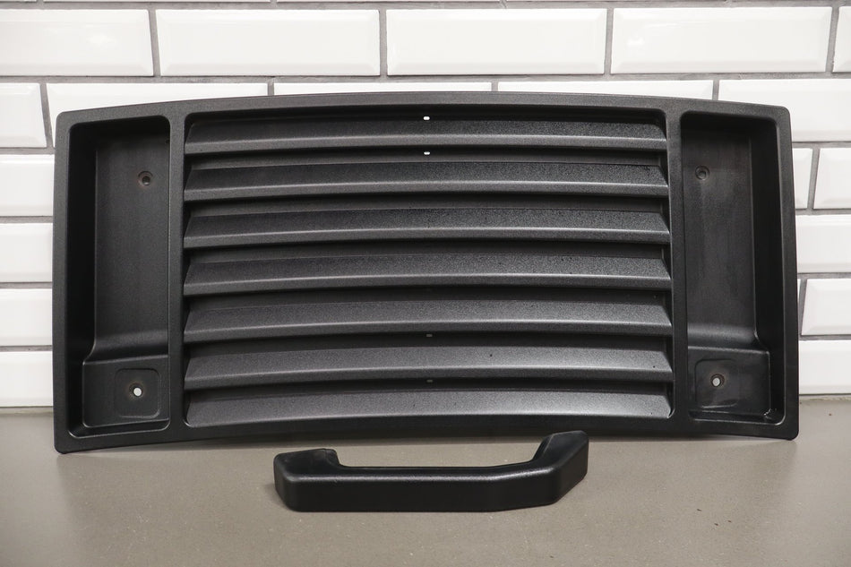 2003-2009 Hummer H2 Upper Hood Grille - Black Handles