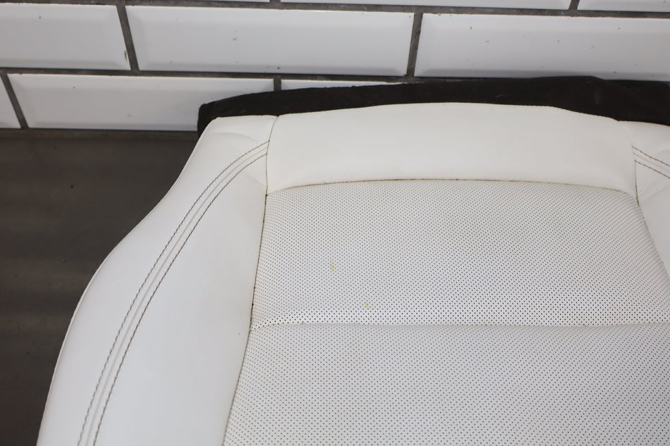 2022-2026 Tesla Model S White Leather Passenger Seat Bottom Cushion OEM