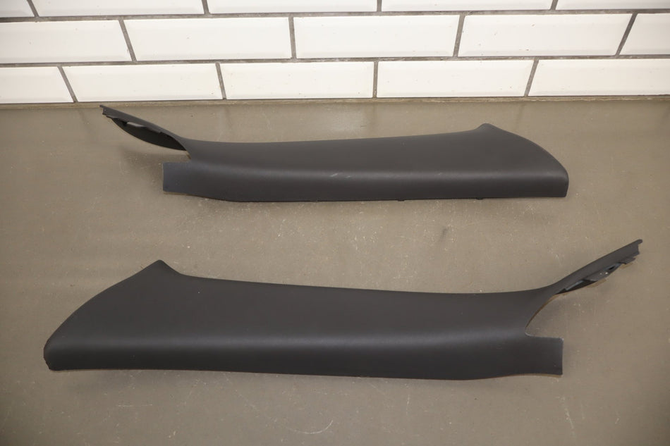 2008-14 Dodge Challenger A-Pillar Trim Pair Dark Slate Gray DV