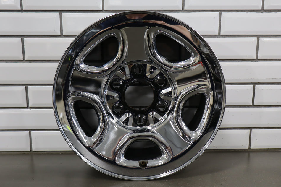 99-06 Chevrolet Silverado 16x6.5 Chrome Clad Steel Wheel Set
