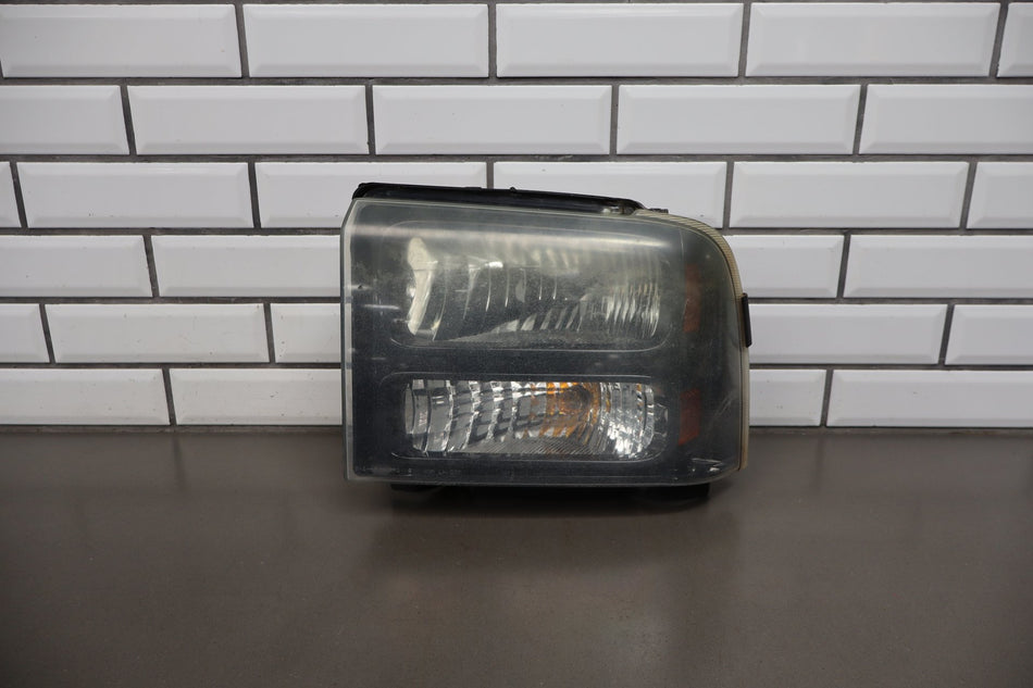 05-07 F250 F350 Super Duty Harley-Davidson Driver Left LH Headlamp Halogen