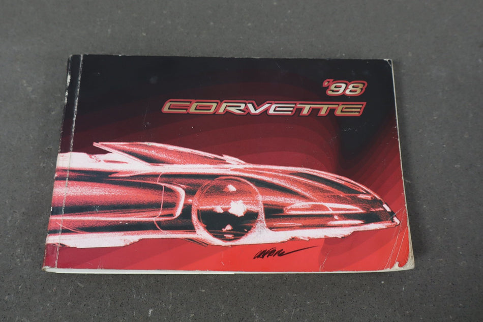 1998 Chevrolet Corvette C5- Owners Handbook