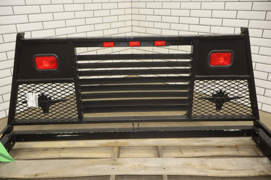 99-12 Ford F250 F350 Short Bed Headache Rack/Bed Rails Black Texas Longhorn