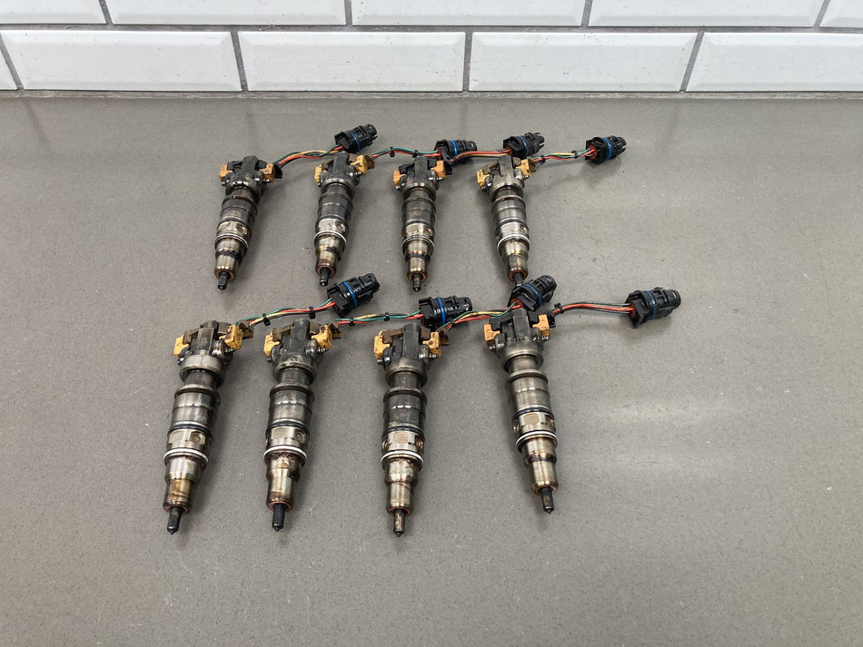 03-07 Ford F250 F350 6.0L Powerstroke Diesel Fuel Injectors Set of 8 Untested