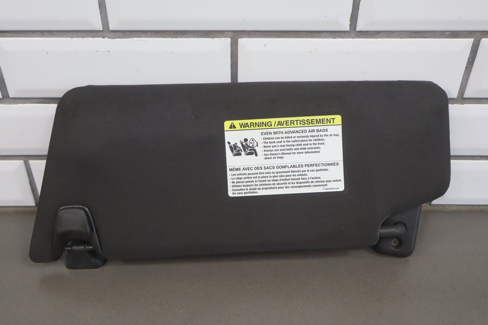 2010-2014 Ford F-150 Raptor Sun Visor Pair Left/Right Black 7B