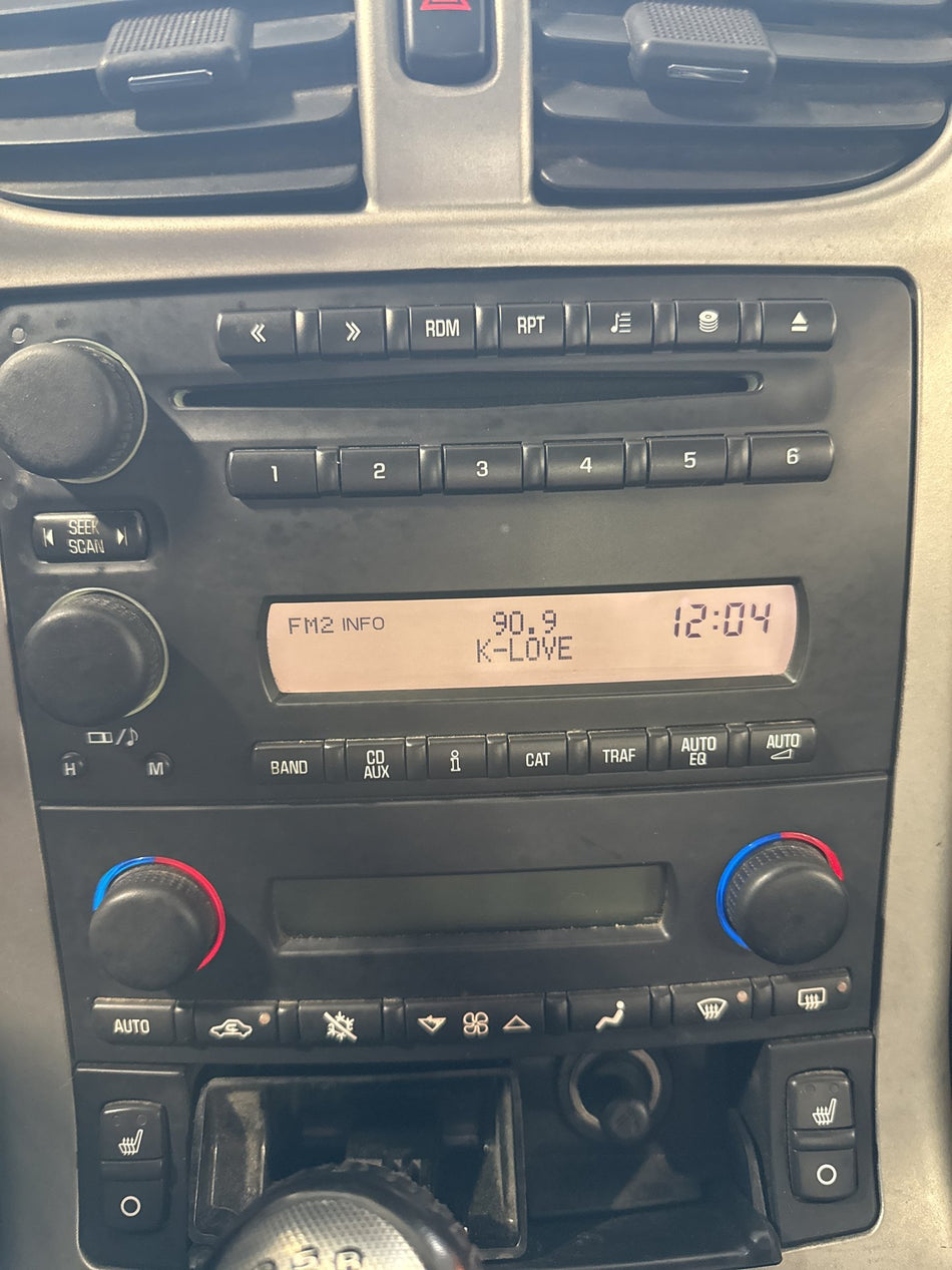 05-07 Chevy Corvette C6 AM FM CD Radio Receiver OEM